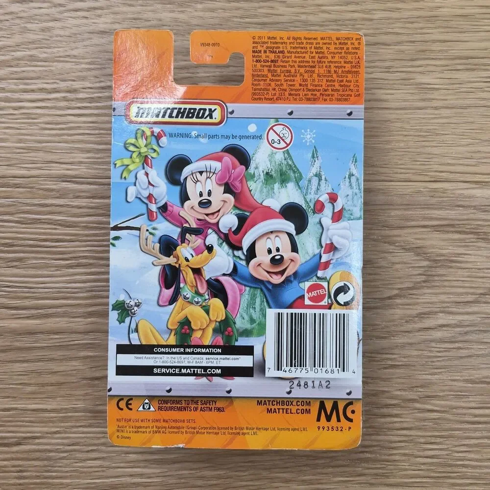 New Matchbox Disney Mickey Holiday Rides Target Exclusive Diecast 2011 Mattel